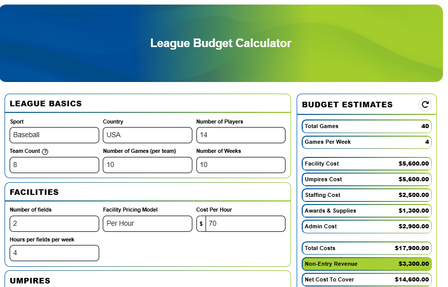 league calculator